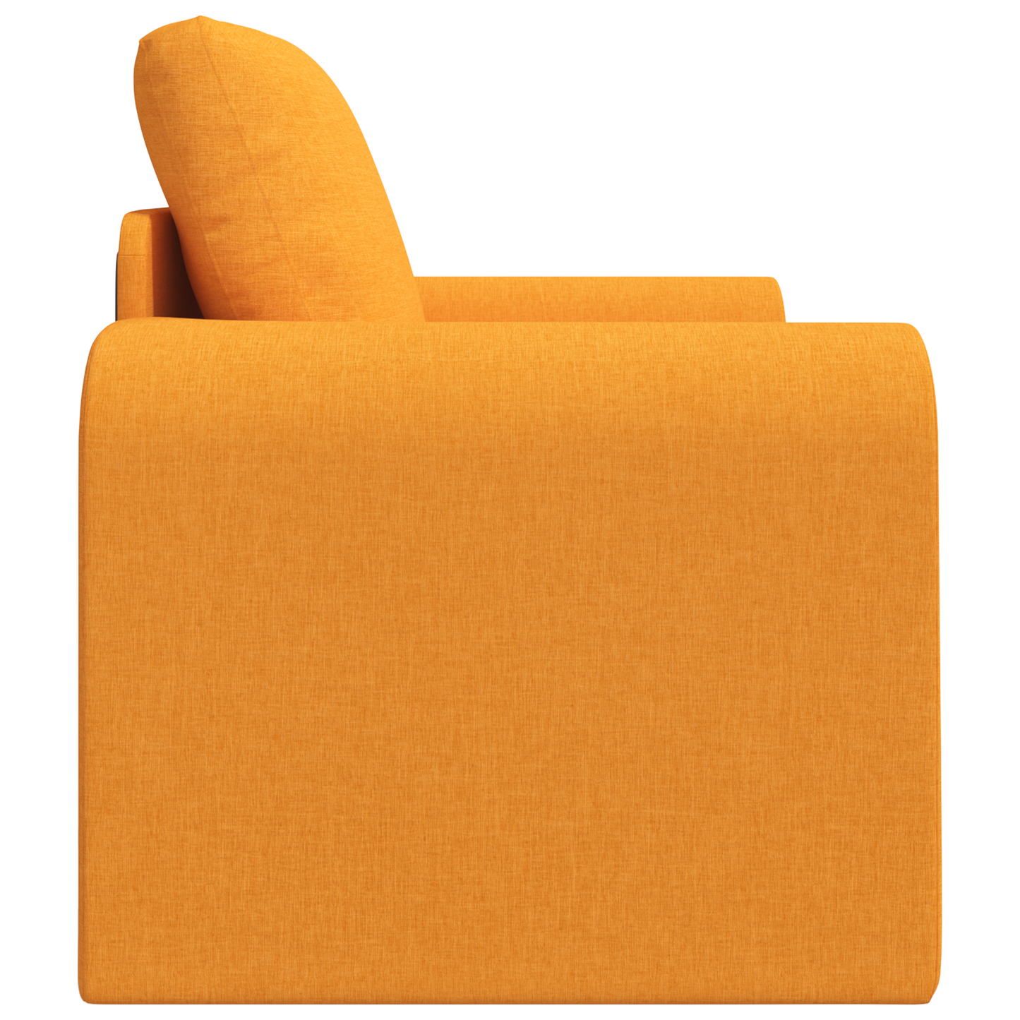 vidaXL Floor Sofa Bed 2-in-1 Dark Yellow 98x71x83 cm Fabric