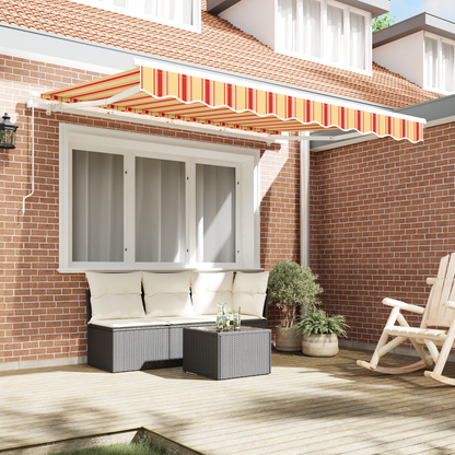 vidaXL Awning Replacement Fabric Multicolour 2.5 x 2 m Polyester