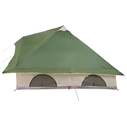 vidaXL Family Tent Tipi Green 8-Person Waterproof