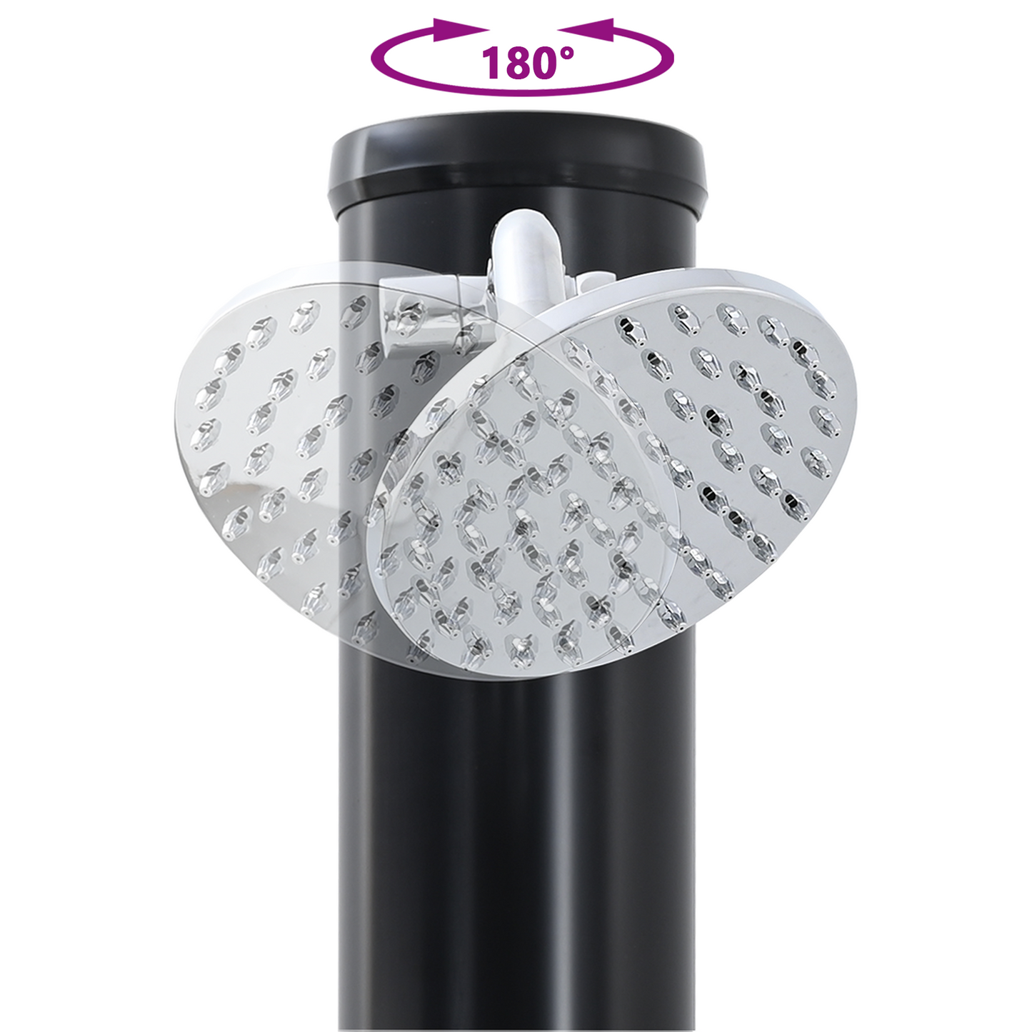 vidaXL Outdoor Solar Shower with Handheld Shower Head 217 cm 20 L