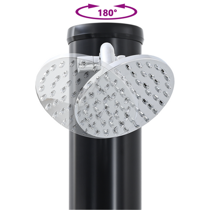 vidaXL Outdoor Solar Shower with Handheld Shower Head 217 cm 20 L