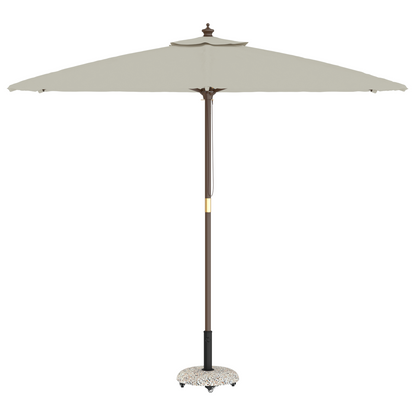 vidaXL Wheeled Parasol Base for 37/42/52/58mm Poles Multicolour Concrete