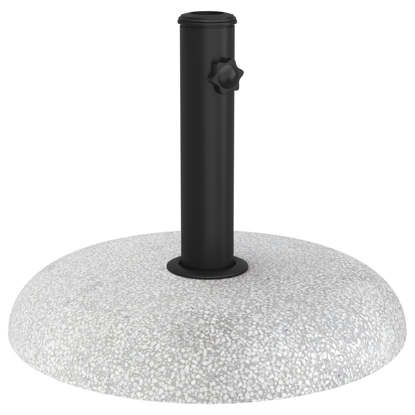 vidaXL Parasol Base for 37/42/52/58mm Poles Light Grey Concrete 20 kg