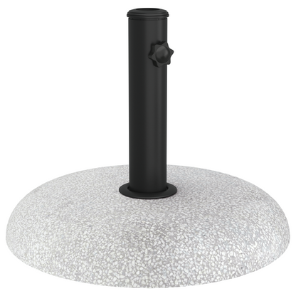 vidaXL Parasol Base for 37/42/52/58mm Poles Light Grey Concrete 20 kg