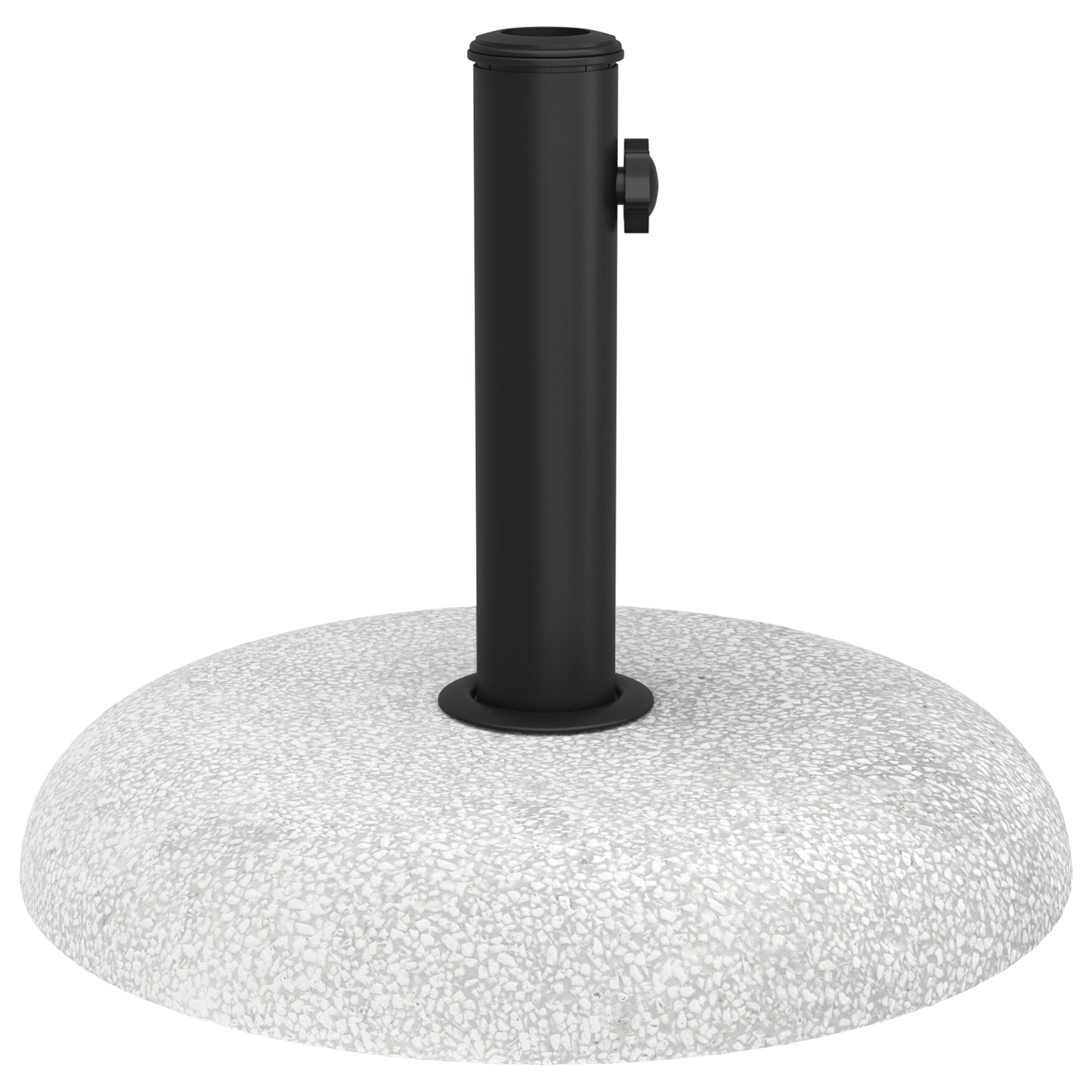 vidaXL Parasol Base for 37/42/52/58mm Poles Light Grey Concrete 20 kg