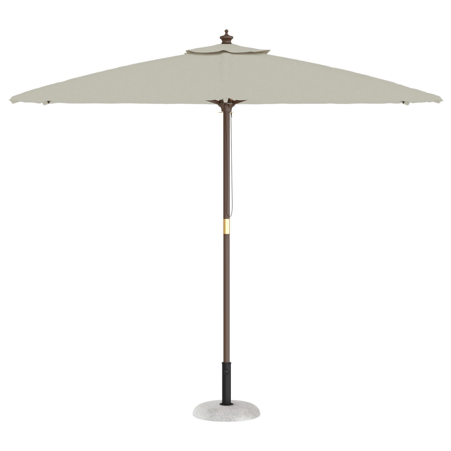 vidaXL Parasol Base for 37/42/52/58mm Poles Light Grey Concrete 20 kg