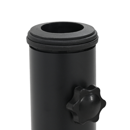 vidaXL Wheeled Parasol Base for 37/42/52/58mm Poles Light Grey Concrete