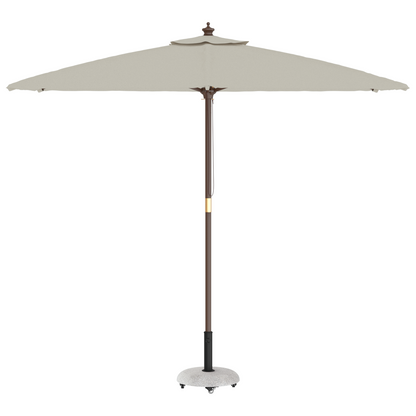 vidaXL Wheeled Parasol Base for 37/42/52/58mm Poles Light Grey Concrete