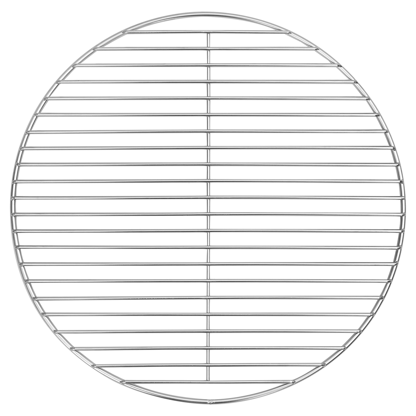 vidaXL BBQ Grill Grate Silver Ø43 cm Stainless Steel