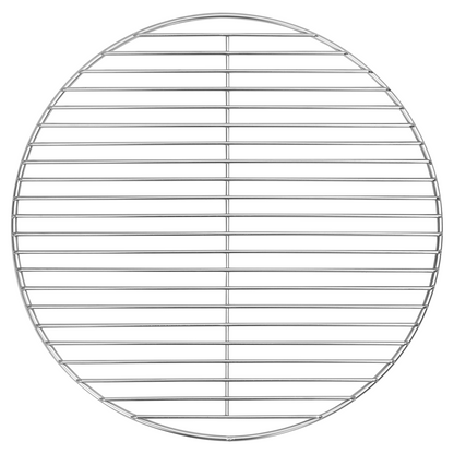 vidaXL BBQ Grill Grate Silver Ø43 cm Stainless Steel
