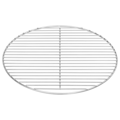 vidaXL BBQ Grill Grate Silver Ø43 cm Stainless Steel
