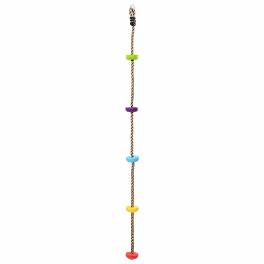 vidaXL Kids'Climbing Rope with Platforms - 200 cm