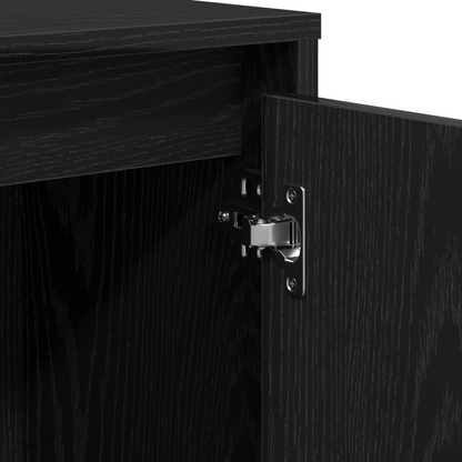 vidaXL Sideboard Black 102 x 29.5 x 75 cm Engineered wood