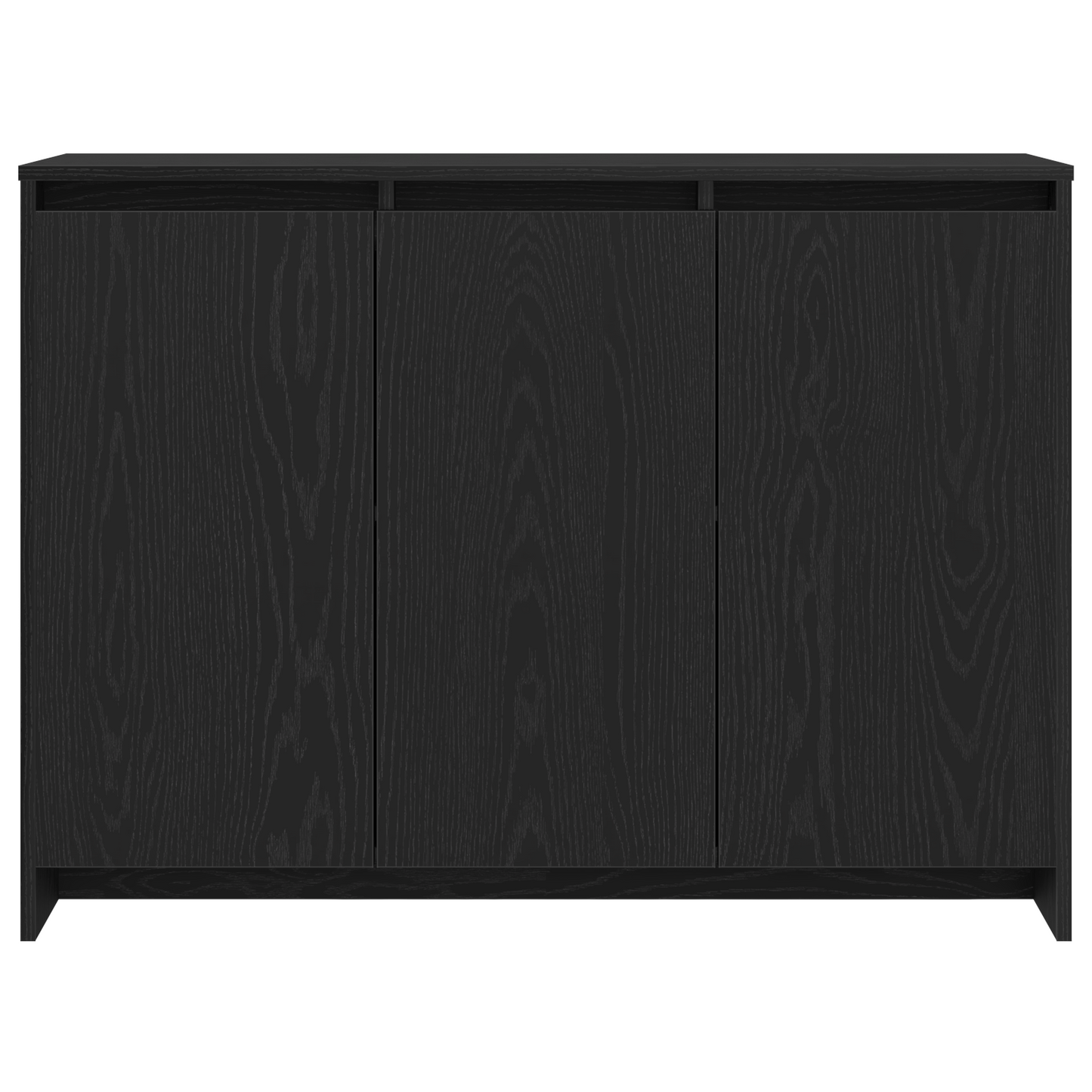 vidaXL Sideboard Black 102 x 29.5 x 75 cm Engineered wood