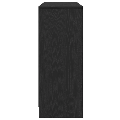 vidaXL Sideboard Black 102 x 29.5 x 75 cm Engineered wood