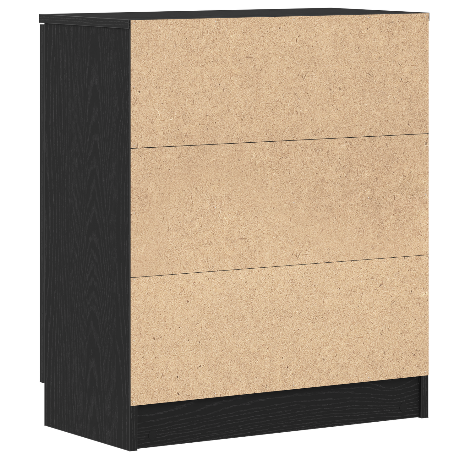vidaXL Sideboard Black Oak 60 x 30 x 70 cm Engineered Wood