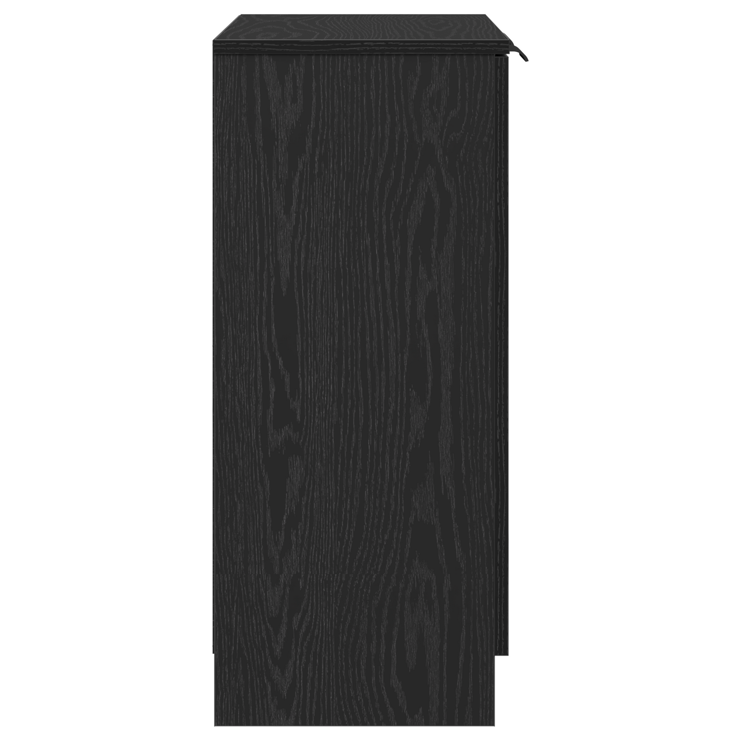 vidaXL Sideboard Black Oak 60 x 30 x 70 cm Engineered Wood