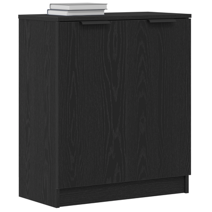 vidaXL Sideboard Black Oak 60 x 30 x 70 cm Engineered Wood