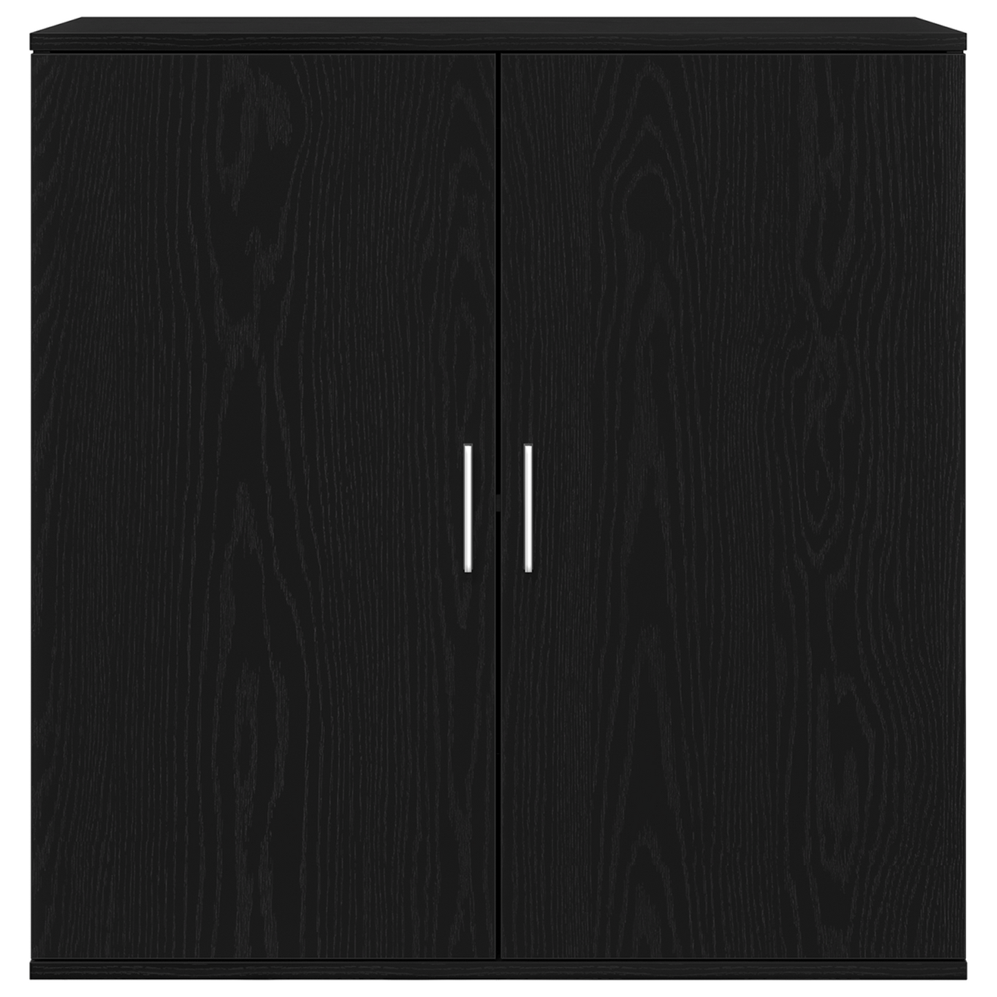 vidaXL Sideboard Black Oak 79 x 38 x 80 cm Engineered Wood