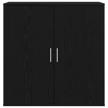vidaXL Sideboard Black Oak 79 x 38 x 80 cm Engineered Wood