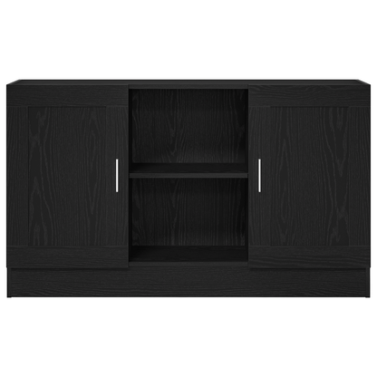 vidaXL Sideboard Black Oak 120 x 30.5 x 70 cm Engineered Wood