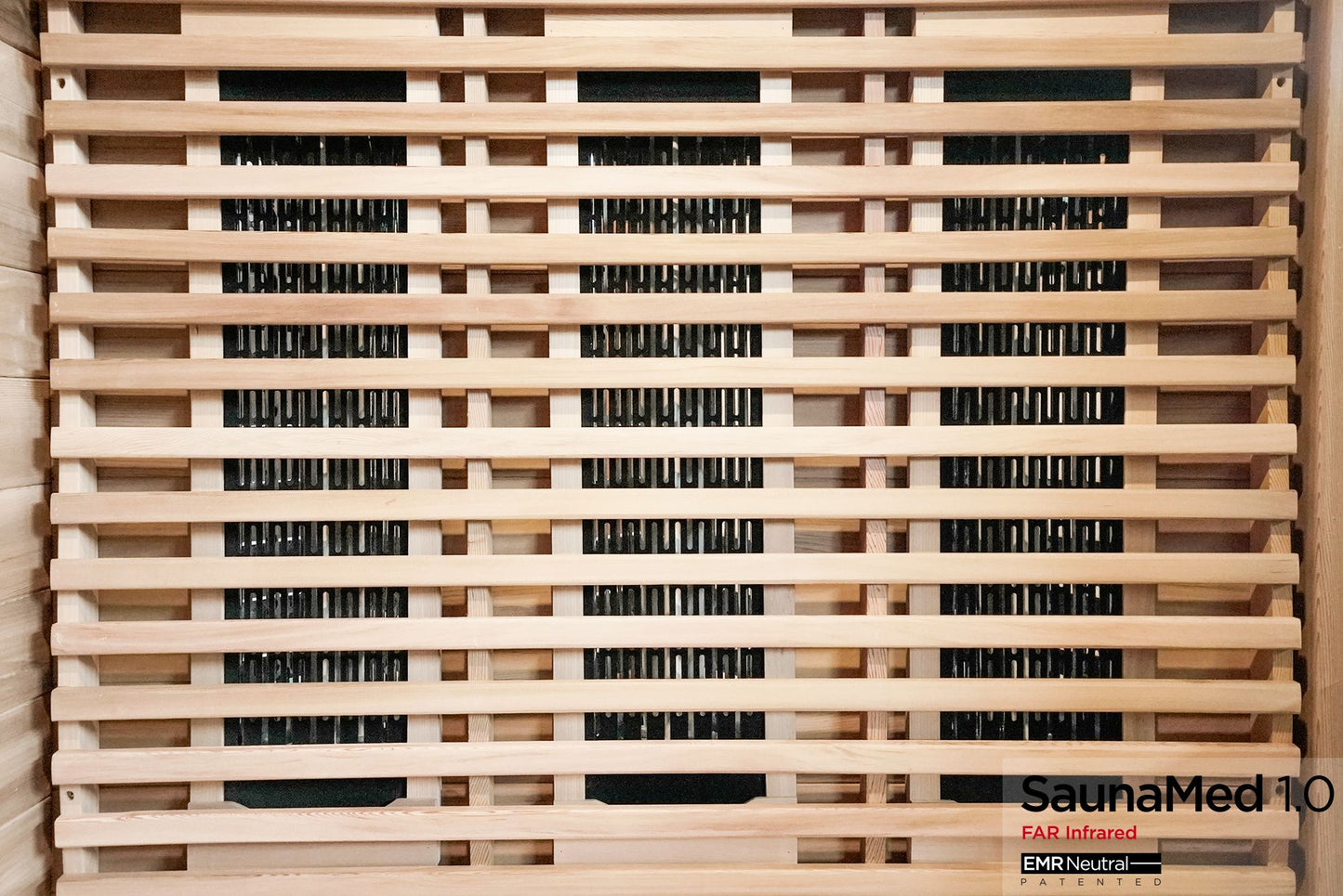 SaunaMed 4 Person Luxury Cedar FAR Infrared Domestic Indoor Sauna - Plug & Play