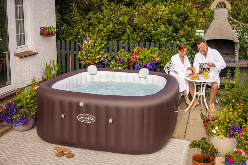 Lay-Z-Spa Maldives HydroJet Pro WiFi Hot Tub 7 Person Square