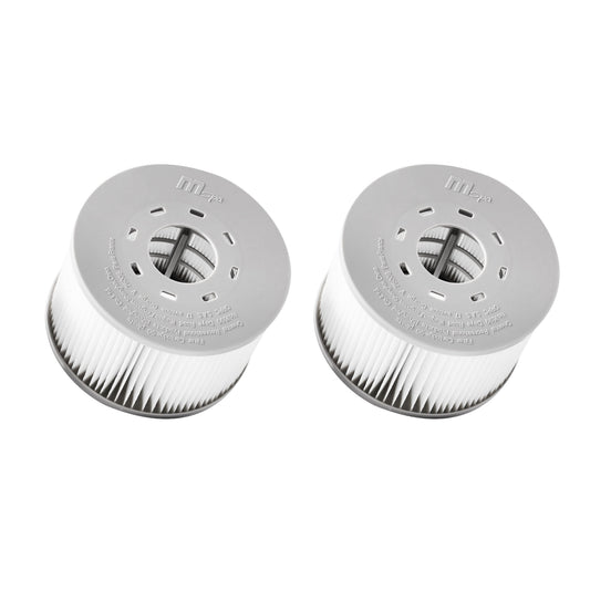 LF90 Twin Pack Long Fiber Filters for MSPA OSLO 90 Pleats (Upgraded 2025 Version)