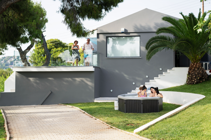 MSPA FRAME Tuscany Octagon Bubble Spa(6 Bathers), UVC+, without Ozone, CE