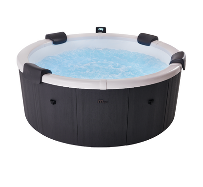 MSpa Denver Carbon Grey 6 Person Portable Modular Hot Tub, WiFi Controlled 13A Plug & Play 2026 Model