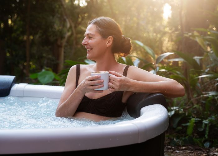MSpa Denver Carbon Grey 6 Person Portable Modular Hot Tub, WiFi Controlled 13A Plug & Play 2026 Model