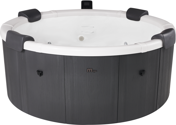 MSpa Denver Carbon Grey 6 Person Portable Modular Hot Tub, WiFi Controlled 13A Plug & Play 2026 Model