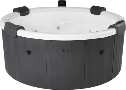 MSpa Denver Carbon Grey 6 Person Portable Modular Hot Tub, WiFi Controlled 13A Plug & Play 2026 Model