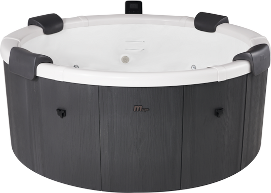 MSpa Denver Carbon Grey 6 Person Portable Modular Hot Tub, WiFi Controlled 13A Plug & Play 2026 Model