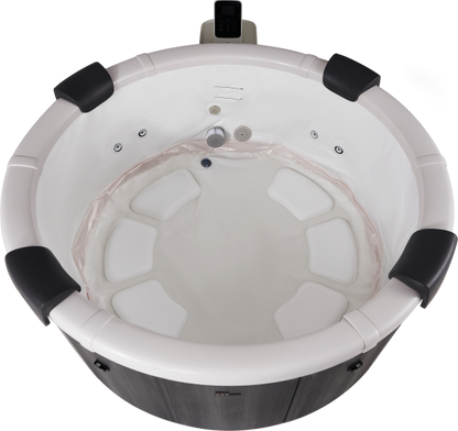 MSpa Denver Carbon Grey 6 Person Portable Modular Hot Tub, WiFi Controlled 13A Plug & Play 2026 Model