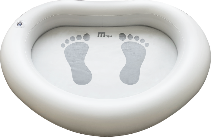 MSpa Inflatable Hot Tub Spa Foot Bath Pre Wash Feet