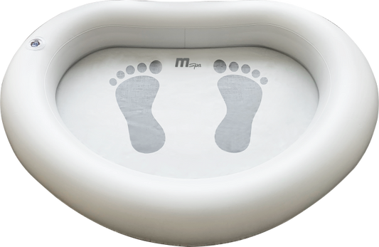 MSpa Inflatable Hot Tub Spa Foot Bath Pre Wash Feet