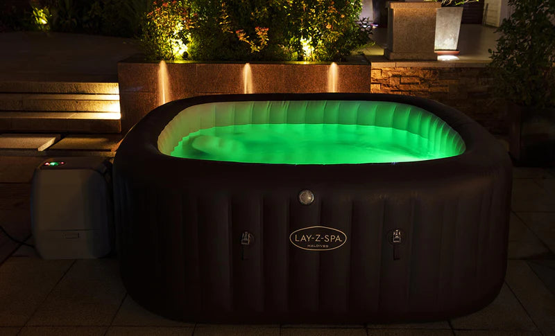 Lay-Z-Spa Maldives HydroJet Pro WiFi Hot Tub 7 Person Square