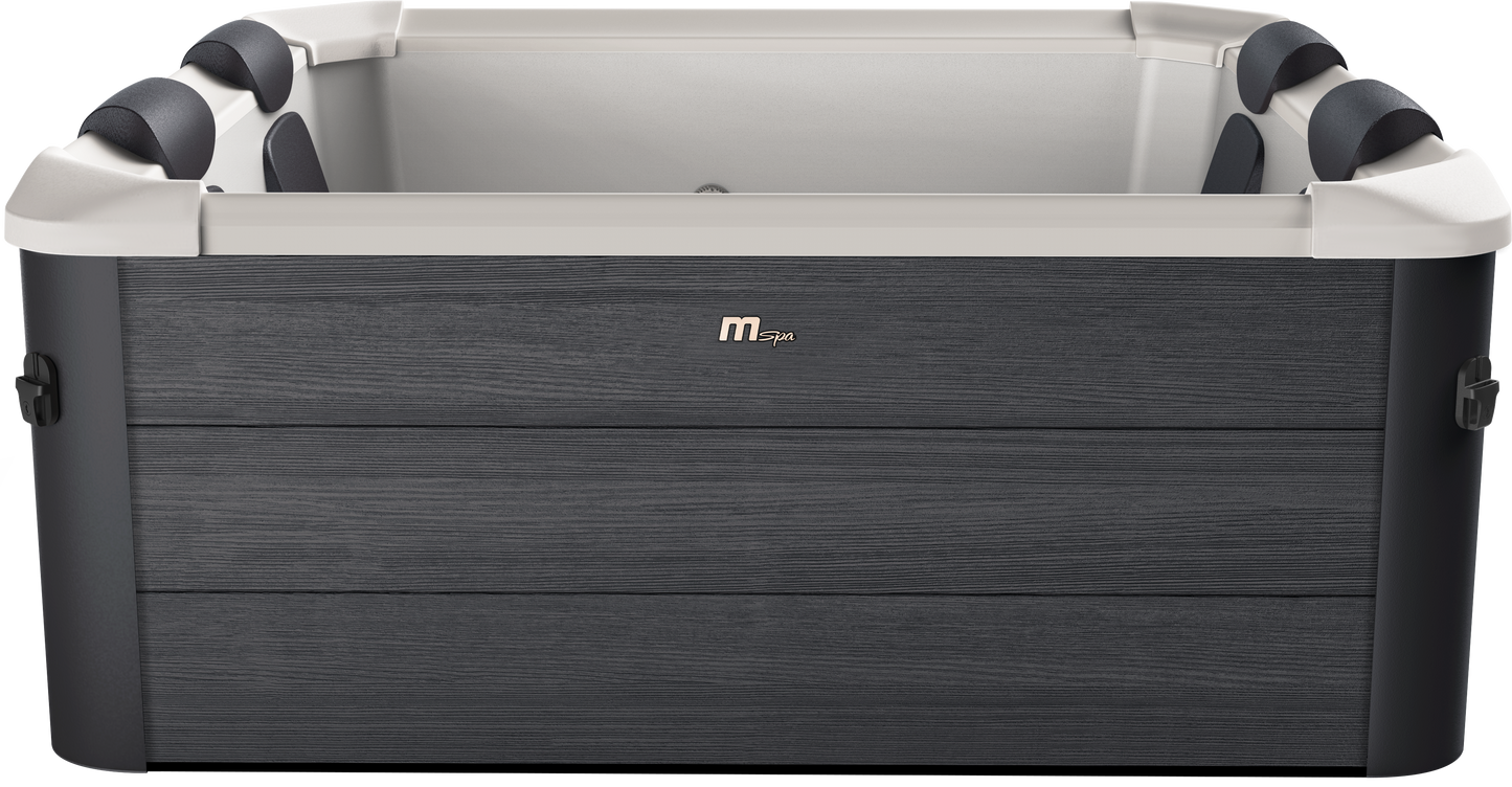 MSpa Aero PLUS Carbon Grey 6 Person Portable Modular Hot Tub, WiFi Controlled 13A Plug &Play 2026 Model,