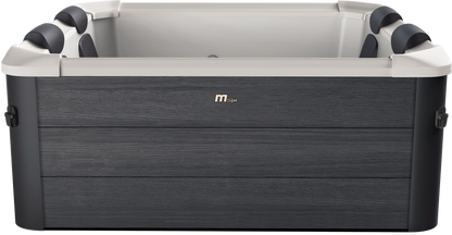 MSpa Aero PLUS Carbon Grey 6 Person Portable Modular Hot Tub, WiFi Controlled 13A Plug &Play 2026 Model,