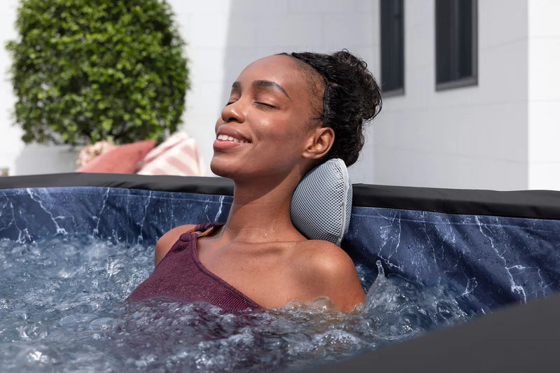 Lay-Z-Spa Stockholm AirJet ThermaCore Square Foam Hot Tub 6 Person WiFi - IN STOCK