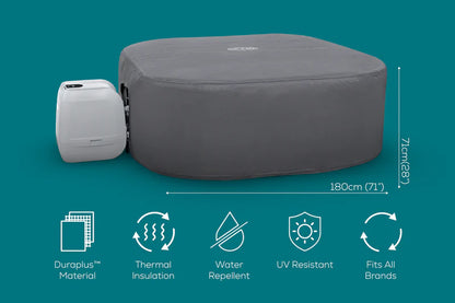 Lay-Z-Spa Square Thermal Hot Tub Cover - Small 180cm x 71cm