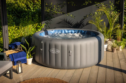 Lay-Z-Spa Santorini HydroJet Pro 7 Person Hot Tub with LED Lights