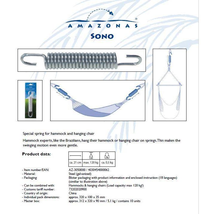 Sono Hammock Fixing - Amazonas Online UK