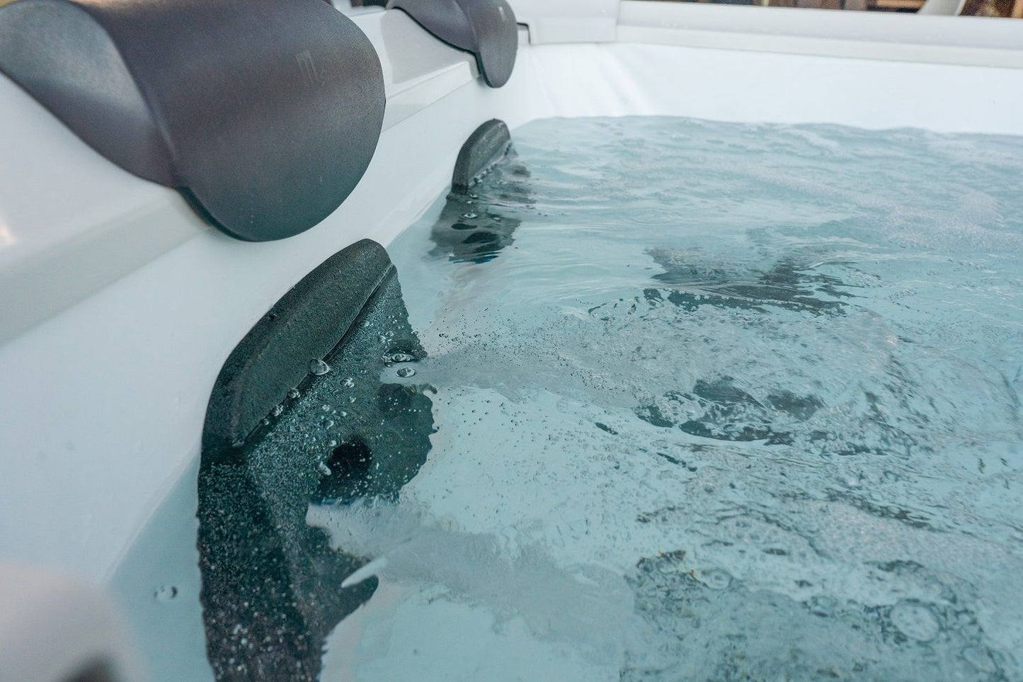 MSpa Oslo Carbon Grey 4-6 Person Portable Modular DIY Setup Hot Tub - Wi-Fi Controlled