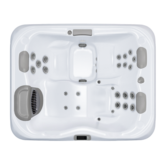 Bullfrog Spas X5L Compact 3 Person Hot Tub with Lounge Seat - Indoor & Outdoor Spa