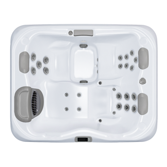 Bullfrog Spas X5L Compact 3 Person Hot Tub with Lounge Seat - Indoor & Outdoor Spa