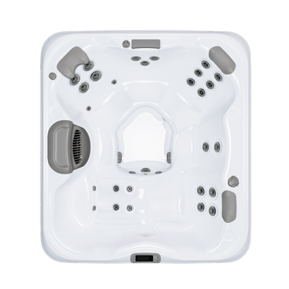 Bullfrog Spas X6L Compact 7 Person Hot Tub with Lounge & Captain’s Seats - Versatile Spa for Home & Outdoor Use