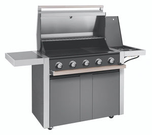 BeefEater Discovery 1500 Gas BBQ 5 Burner with Trolley