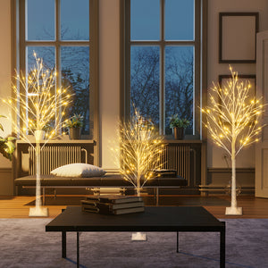 5FT Snowflake Christmas Tree with 72 LED Lamp